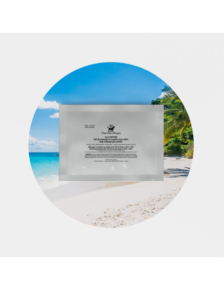 Sachet Gel de massage Relaxant "Douceur des Îles" Thermes d'Argos - Produits de Spa et thalasso pour Chien NATURA